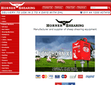 Tablet Screenshot of hornershearing.com